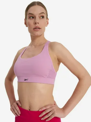 Топ бра спортивный Reebok Lux High Impact, розовый, арт. 100202563