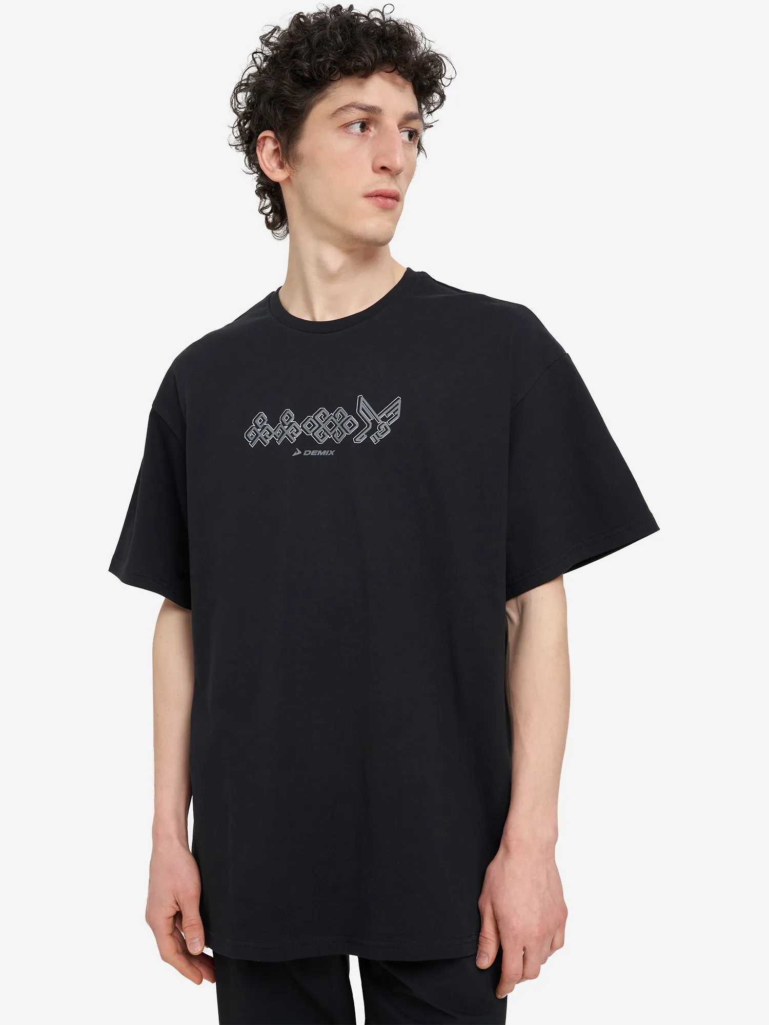 Футболка мужская оверсайз, черный, арт. 130263dmx-99