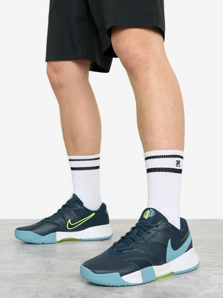 Кроссовки для тенниса Nike Court Lite 4, синий, арт. fn0530n06-400
