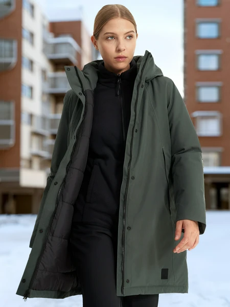 Куртка утепленная женская Jack Wolfskin Salier, зеленый, арт. 1116141j01-4136