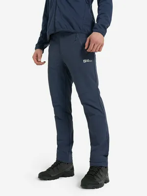 Брюки утепленные мужские Jack Wolfskin Glastal Winter, синий, арт. 1508531J01-C0412