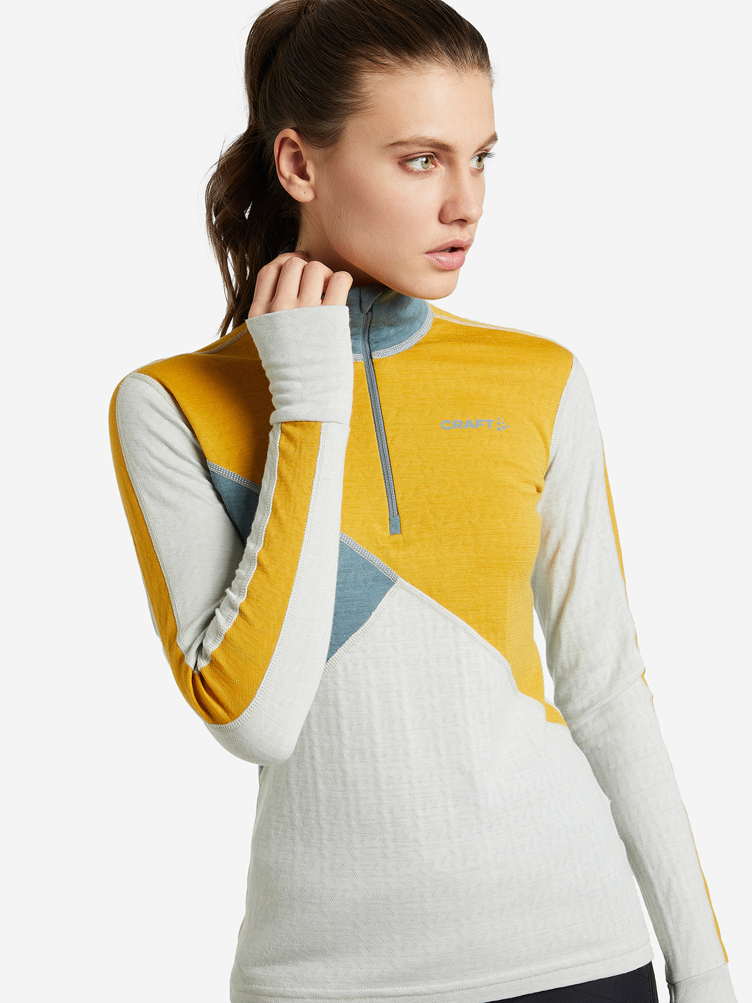 Термобелье верх Craft, серый, арт. 1911149c1k-914500