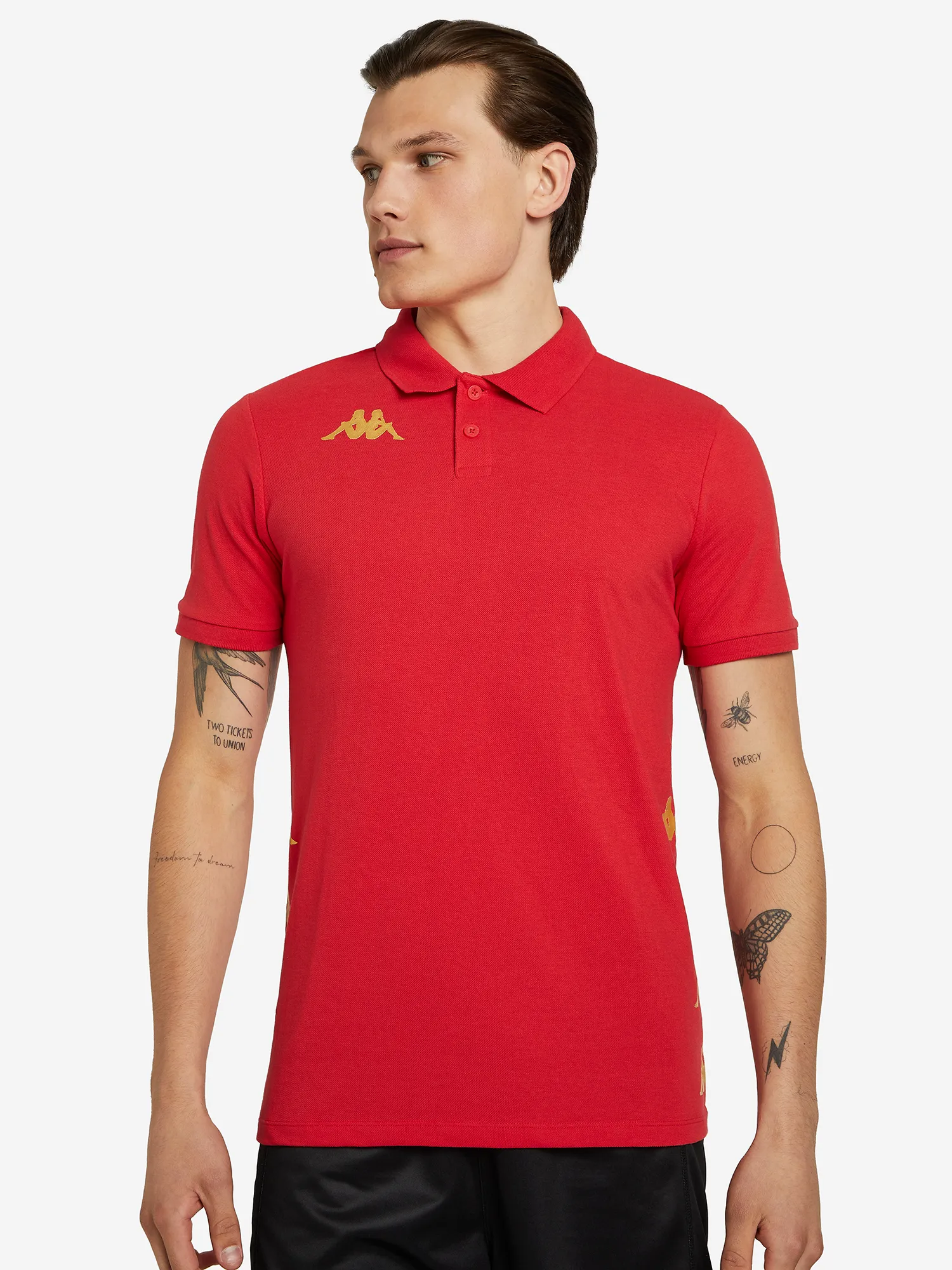 Поло мужское Kappa, красный, арт. 351g56wkap-565