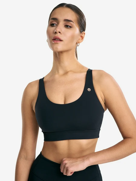 Топ бра спортивный Sensana EssentialMove, черный, арт. 21341