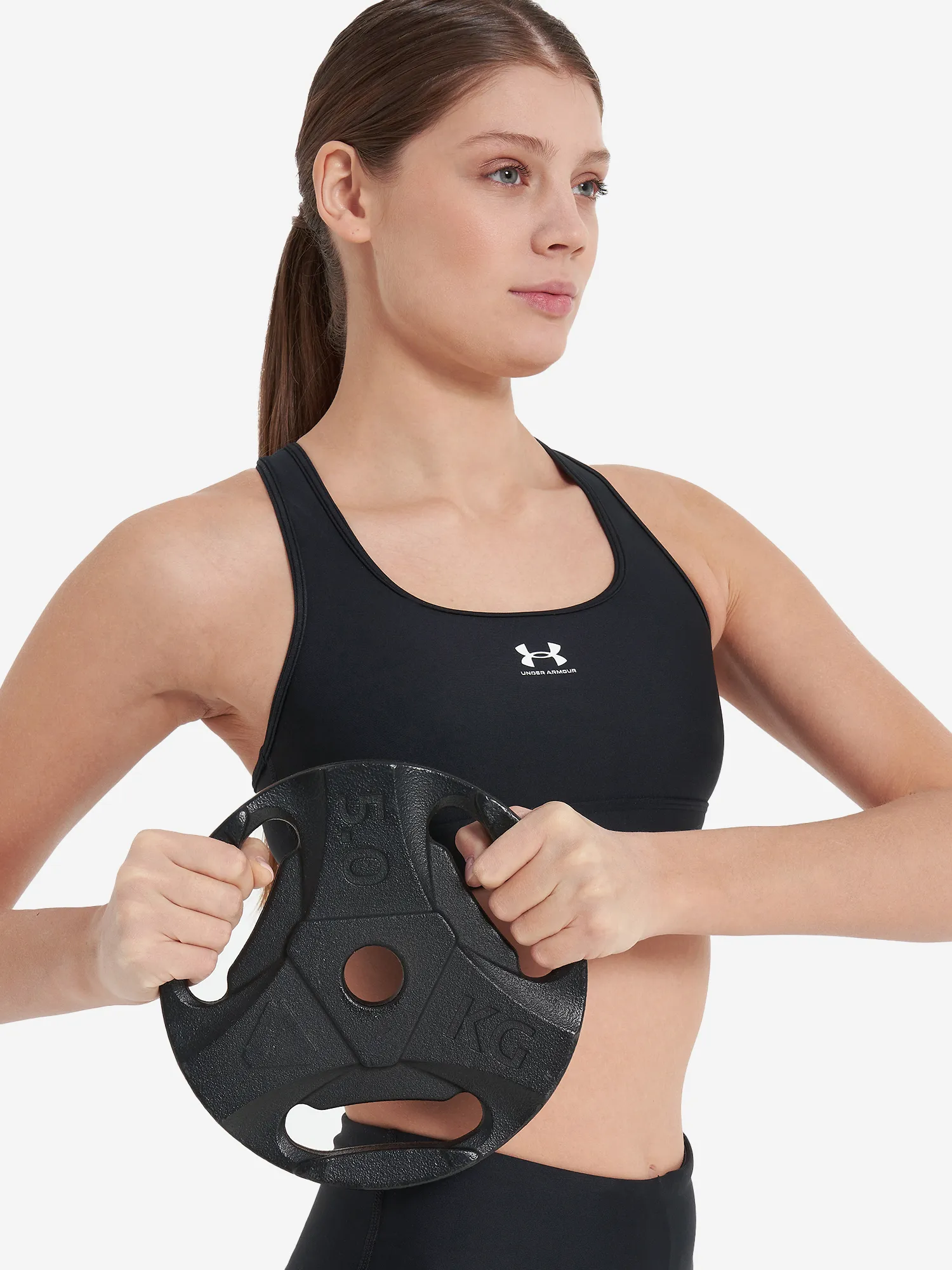 Топ бра спортивный Under Armour, черный, арт. 1373865u0f-002