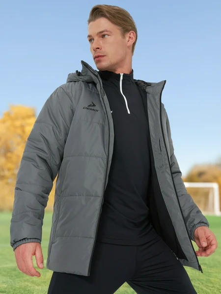 Куртка утепленная мужская Demix, серый, арт. 130598dmx-92