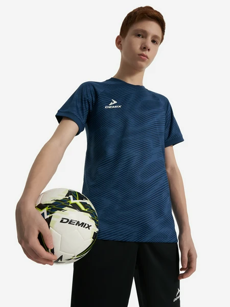 Футболка для мальчиков Demix, синий, арт. 135035dmx-m1
