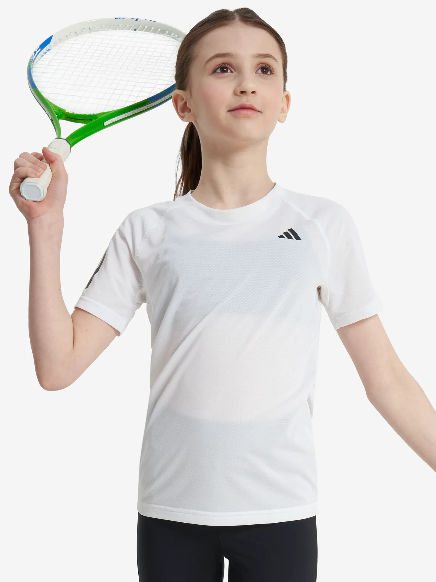 Футболка для девочек Adidas Club, белый, арт. hs0551a01-.