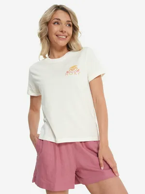 Футболка Roxy, бежевый, арт. ERJZT05977R17-WBS0