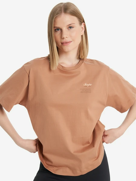 Футболка женская Sensana, бежевый, арт. 21438