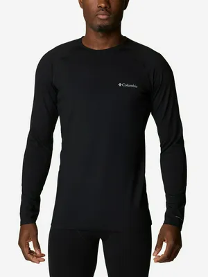 Термобелье верх Columbia M Omni-Heat Infinity Knit LS Crew, черный, арт. 2012331CLB-010