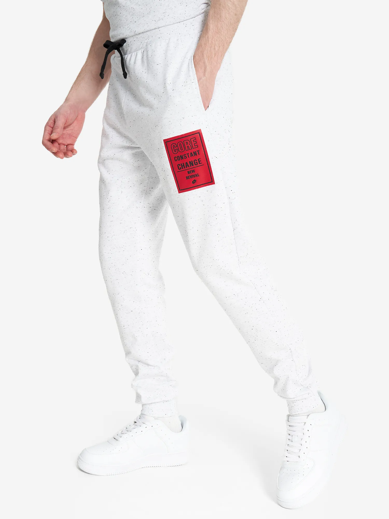 Брюки мужские Lotto Campo Square, белый, арт. lta241m101l0w-1b