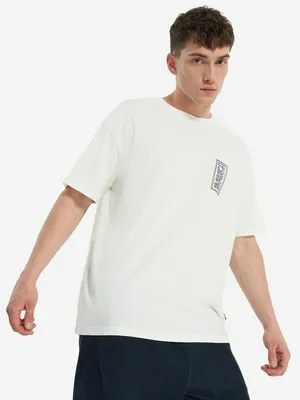 Футболка мужская оверсайз Quiksilver Sunrise Bowl, белый, арт. EQYZT08022Q02-WBK0