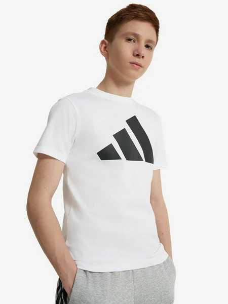 Футболка Adidas для мальчиков, белый, арт. jc9659a01-.