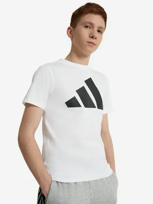 Футболка Adidas для мальчиков, белый, арт. JC9659A01