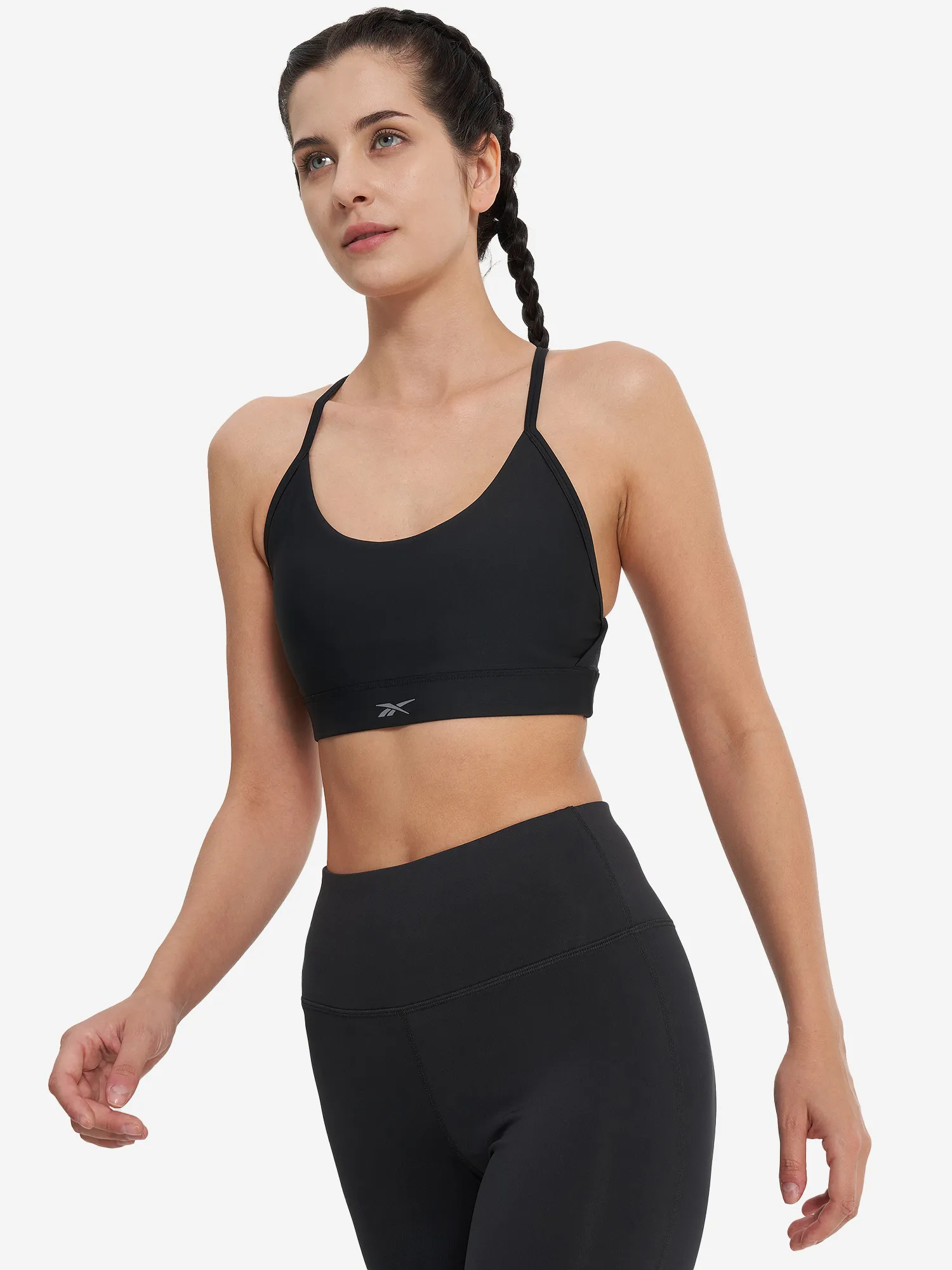 Топ бра спортивный Reebok, черный, арт. 100028119r00-.