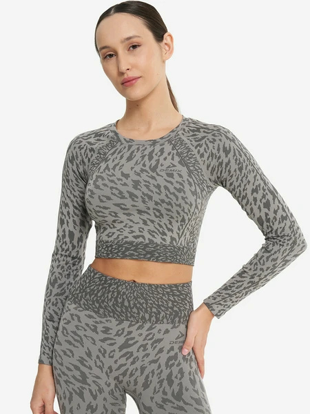 Лонгслив женский Demix, серый, арт. 133050dmx-aa