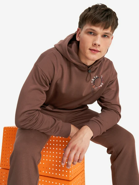 Худи Demix, коричневый, арт. 129546dmx-t3