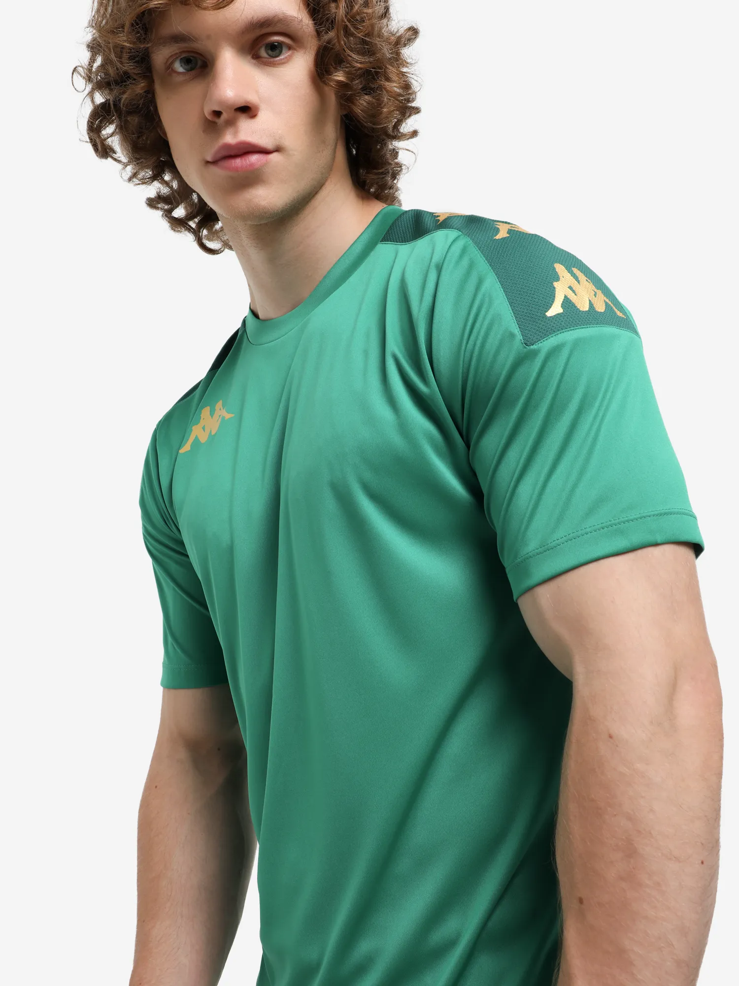 Футболка мужская Kappa, зеленый, арт. 351f4lwkap-a03