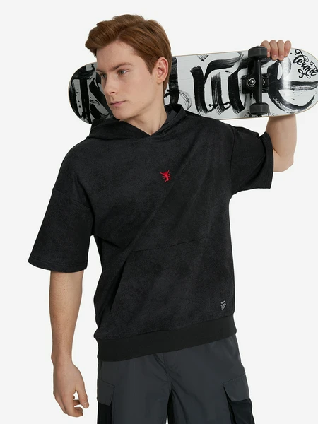 Худи мужское Termit, черный, арт. 135271trt-ba