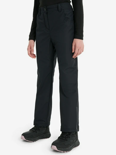 Брюки утепленные для девочек Outventure, черный, арт. 132073out-99