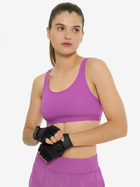 Топ бра спортивный Adidas, фиолетовый, арт. iy2427a01-.