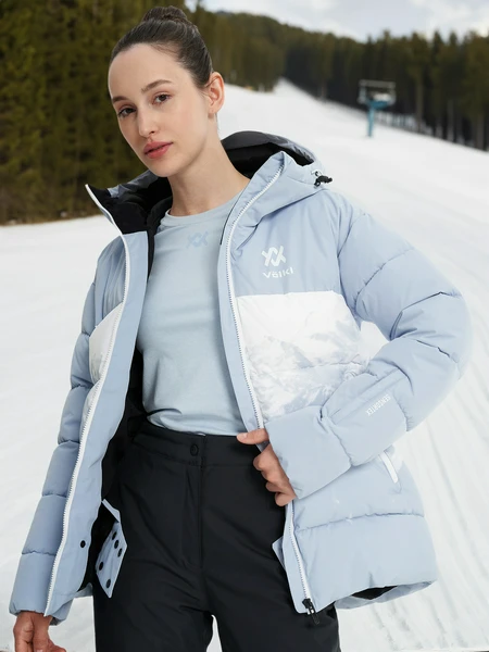 Пуховик женский Volkl, голубой, арт. 131407vlkl-s0