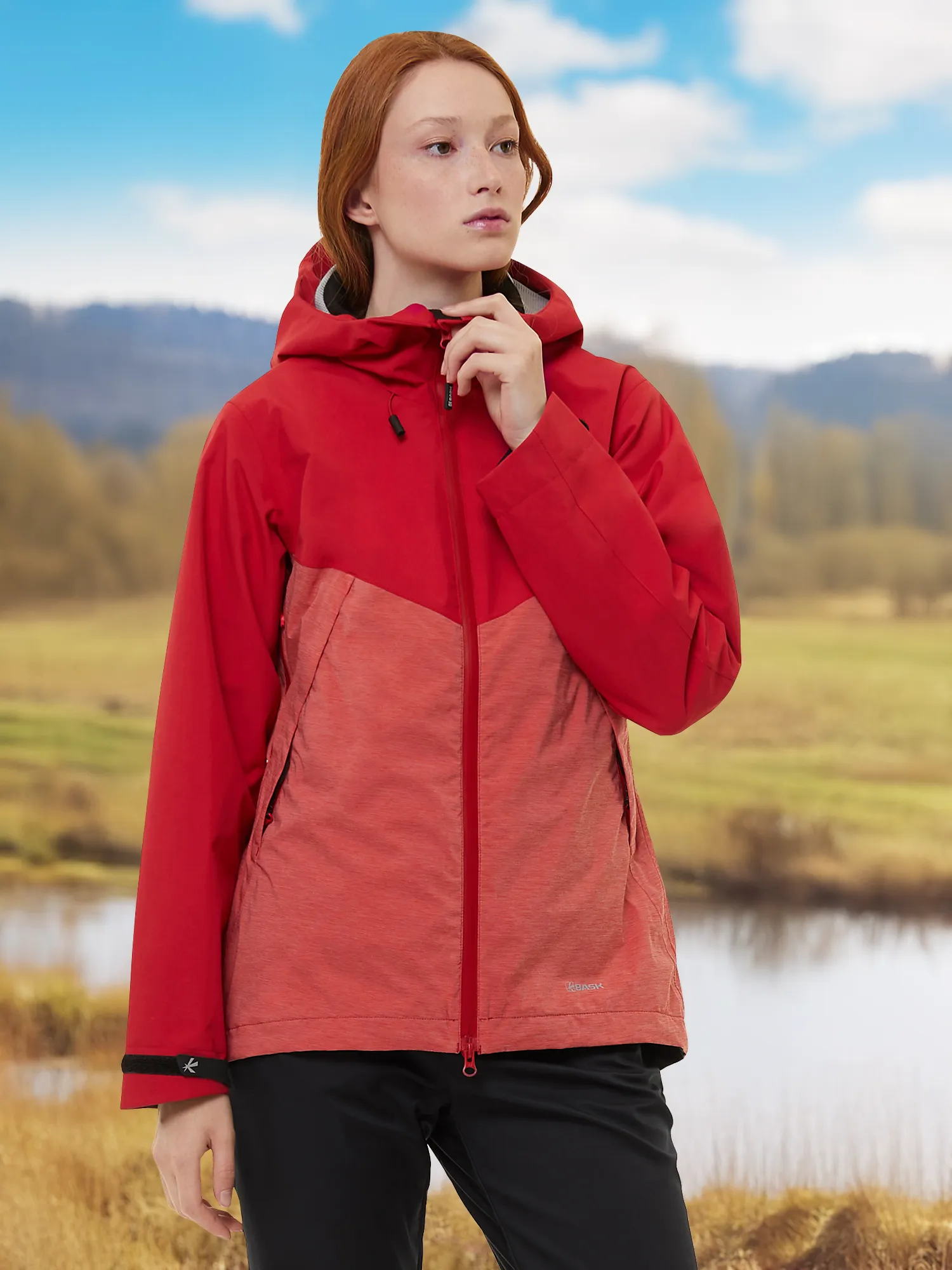 Куртка мембранная женская Bask Valency, красный, арт. 2310bsk-9272.9205