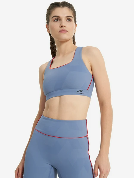 Топ бра спортивный Athlex, синий, арт. 132751a31-m1