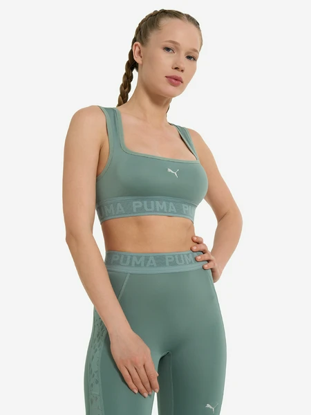Топ бра спортивный PUMA Move Lace Bra, зеленый, арт. 526783p0p-30