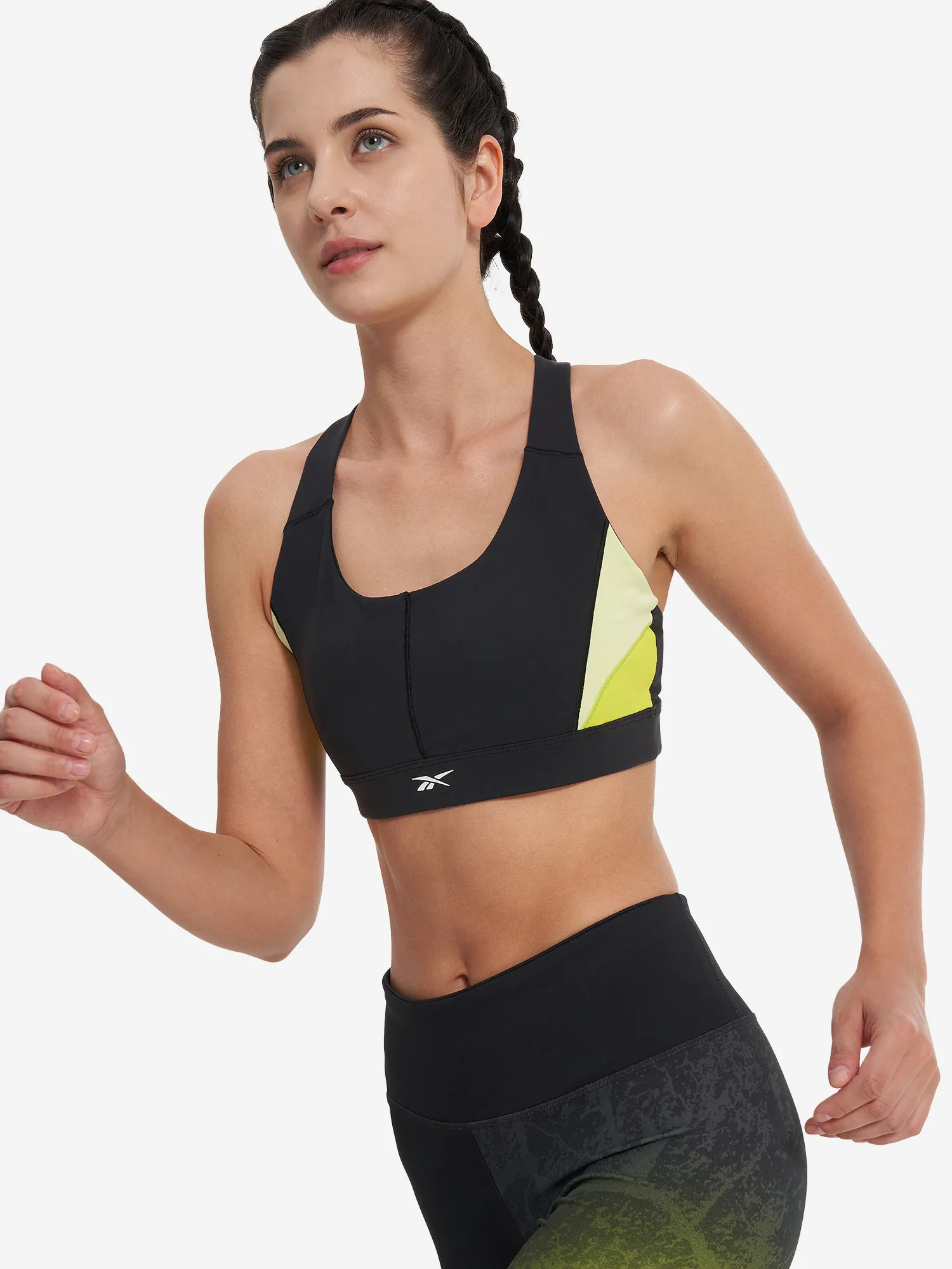 Топ бра спортивный Reebok, черный, арт. 100205637r00-.