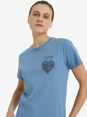 Футболка Jack Wolfskin Discover, голубой, арт. 1809701J01-1325