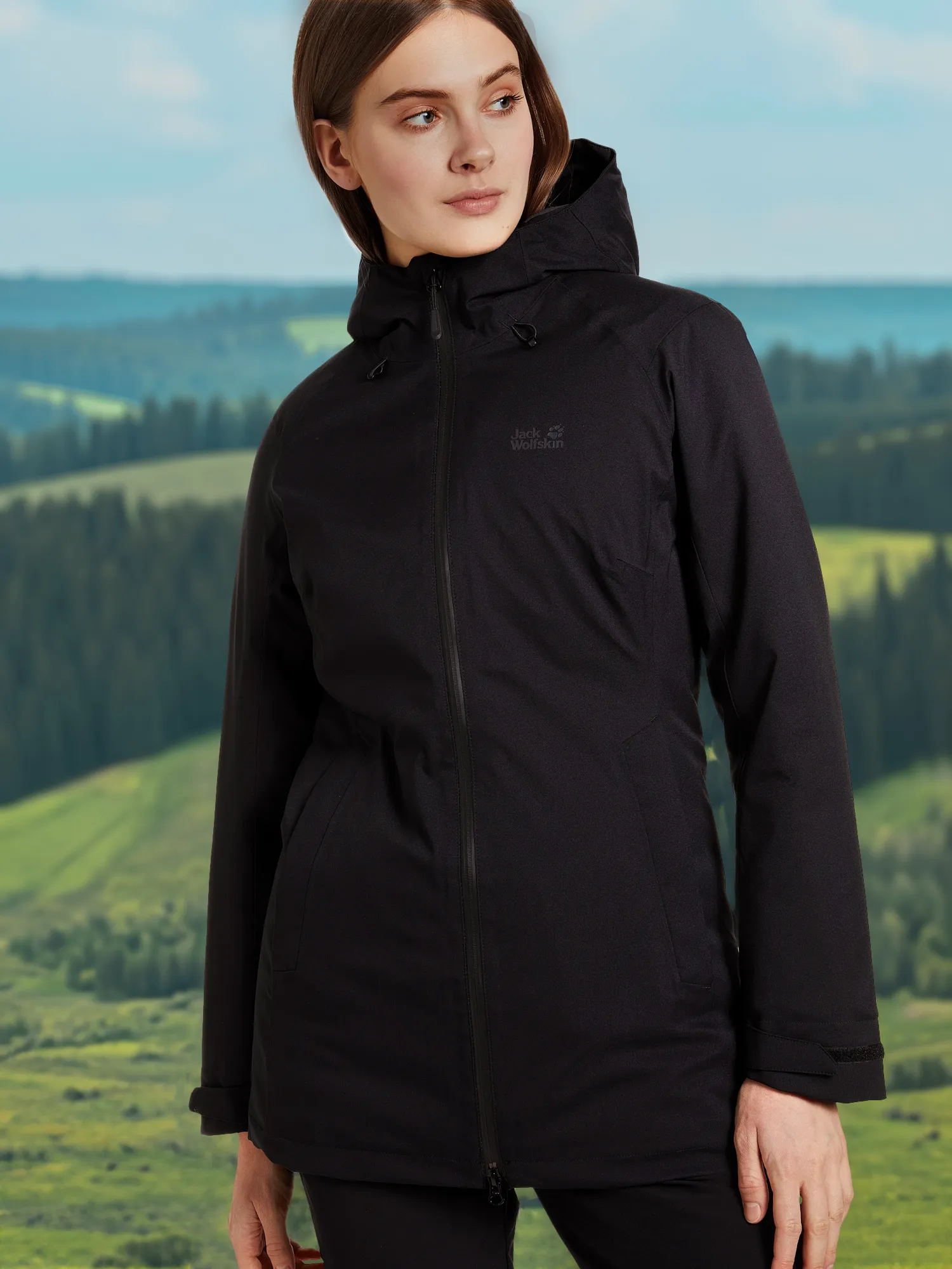 Куртка утепленная Jack Wolfskin Stirnberg, черный, арт. 1115451j01-6000