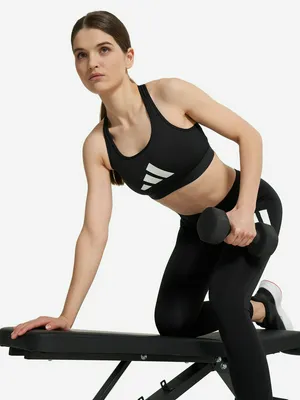 Топ бра спортивный Adidas, черный, арт. JG1414A01