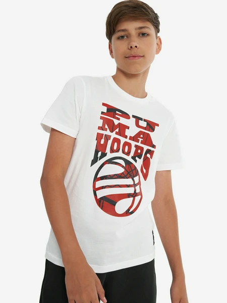 Футболка PUMA Basketball Blueprint, белый, арт. 679282p0p-52