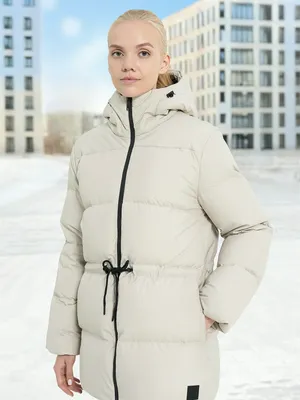 Пуховик женский Jack Wolfskin Kirschallee, бежевый, арт. A60213J01-A0029