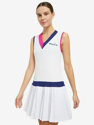 Платье женское Diadora, белый, арт. DR102179125D07-20002