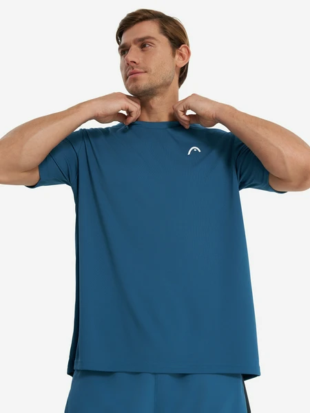 Футболка мужская Head, голубой, арт. 811265h05-te