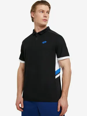 Поло Lotto Squadra, черный, арт. 218788L0W-1CL