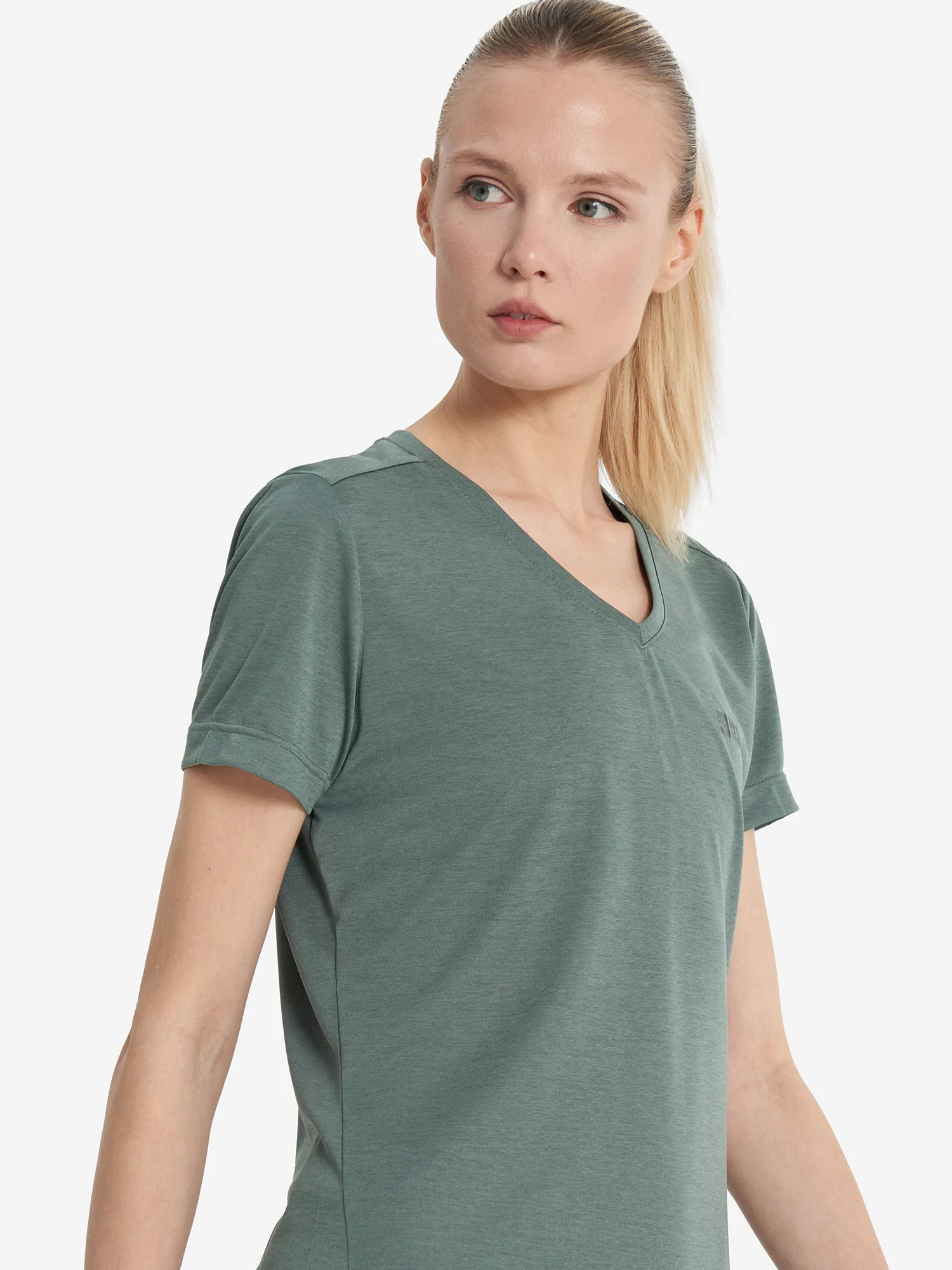 Футболка Jack Wolfskin Crosstrail, зеленый, арт. 1801693j01-4311