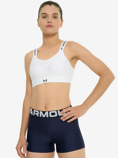 Топ бра спортивный Under Armour, белый, арт. 1384112u0f-100