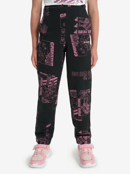 Брюки для девочек Demix, черный, арт. 131175dmx-b4