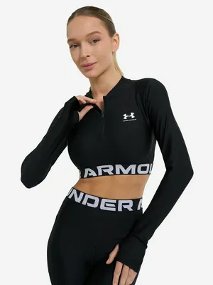 Лонгслив Under Armour Heatgear Rib, черный, арт. 1388692U0F-001