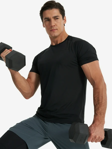 Футболка мужская Li-Ning, черный, арт. atsu031-1fl1o-.