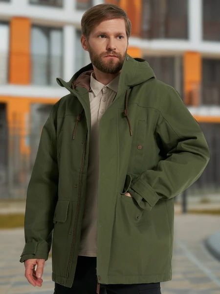 Куртка утепленная мужская Cordillero, зеленый, арт. 21985