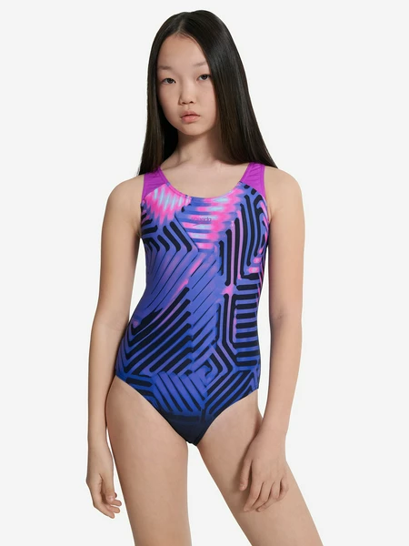 Купальник слитный для девочек, синий, арт. 8-00262518193s0y-18193