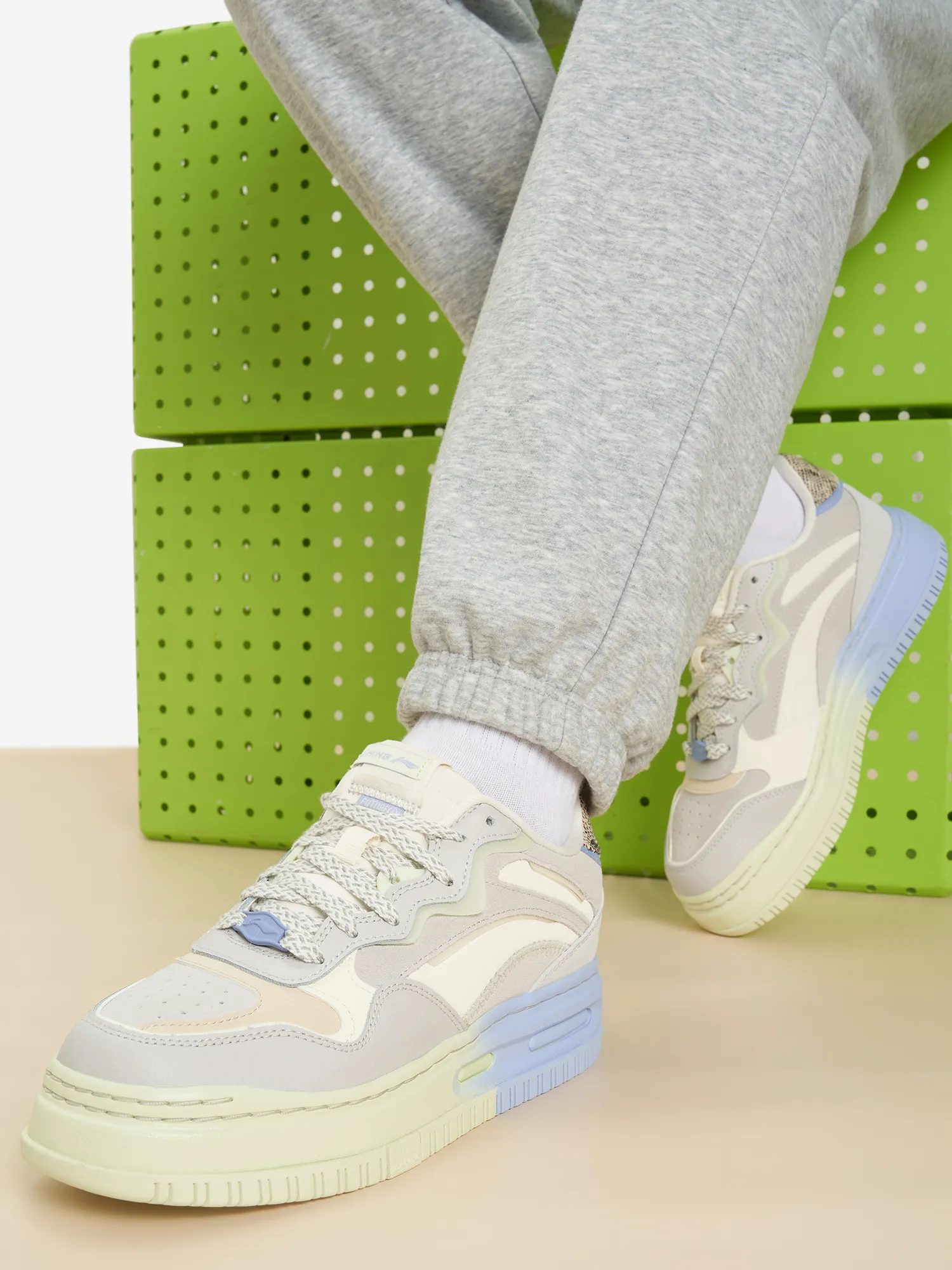 Кеды Li-Ning Future C1, серый, арт. agcu032-6fl1o-.