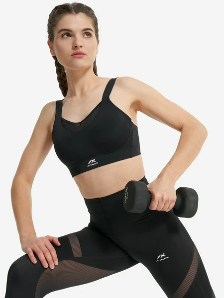 Топ бра спортивный Athlex, черный, арт. 132742a31-99