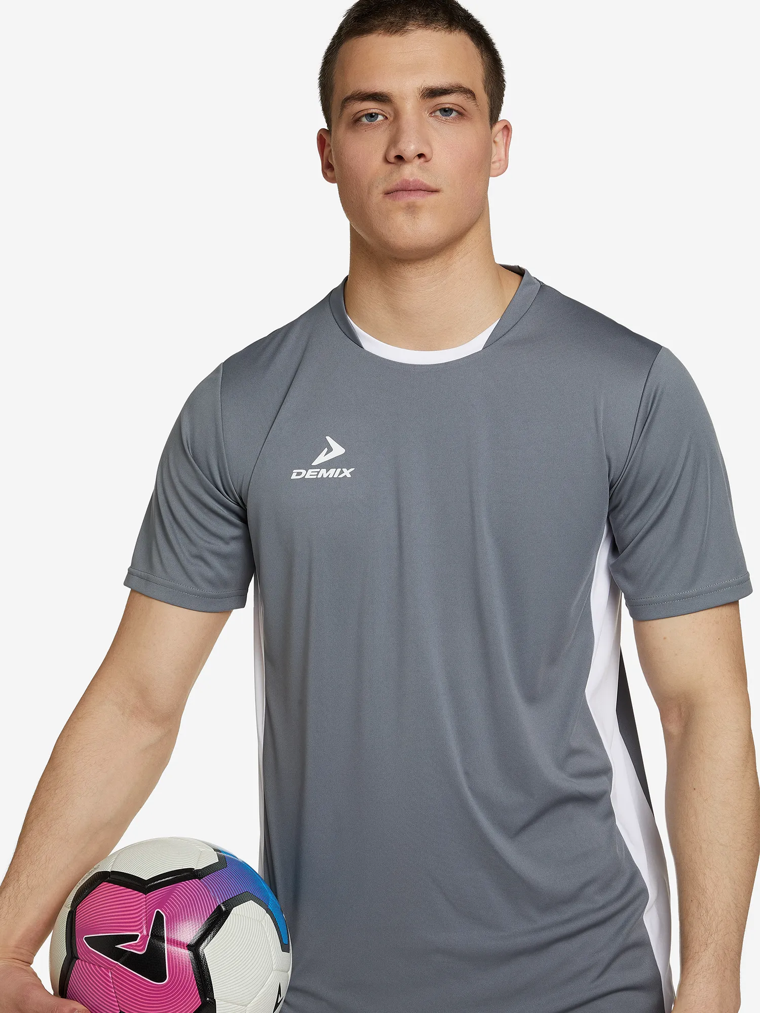 Футболка мужская Demix Matchday, серый, арт. 116388dmx-aw