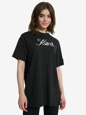 Футболка оверсайз Kappa Lungo, черный, арт. 137688KAP-99